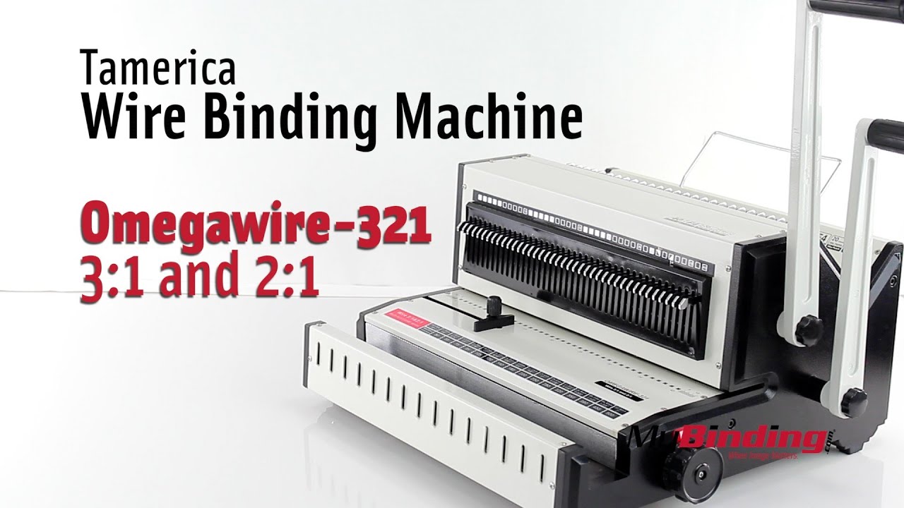 Tamerica Omegawire 321 Wire 3:1 and 2:1 Binding Machine