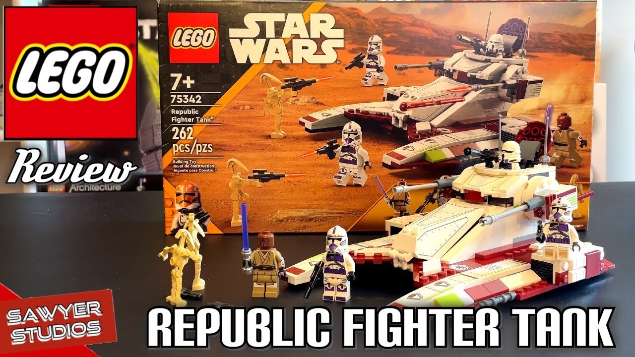 LEGO Star Wars Republic Fighter Tank Review 75342