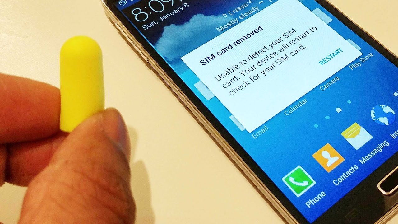 How to Fix SIM Card Removed | Unable to Detect SIM card Error on Samsung Galaxy S4 | Simple Fix
