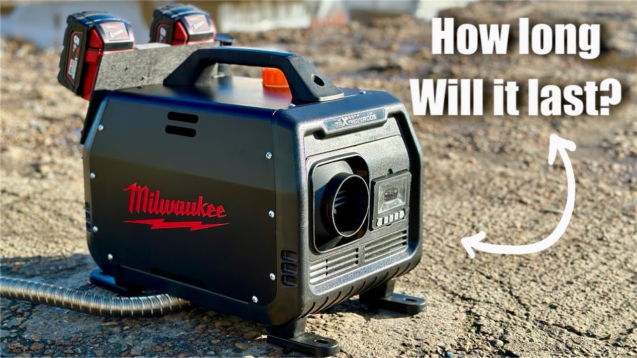 Battery powered diesel heater (how long will it last) testing