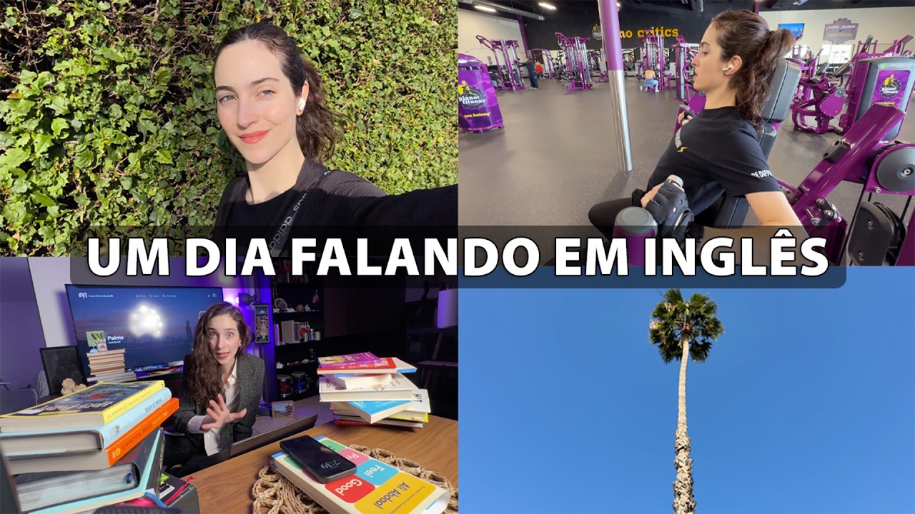 Minha vida em LOS ANGELES em INGLÊS: get ready with me, maquiagem, rotina, trabalho, guitarra e +