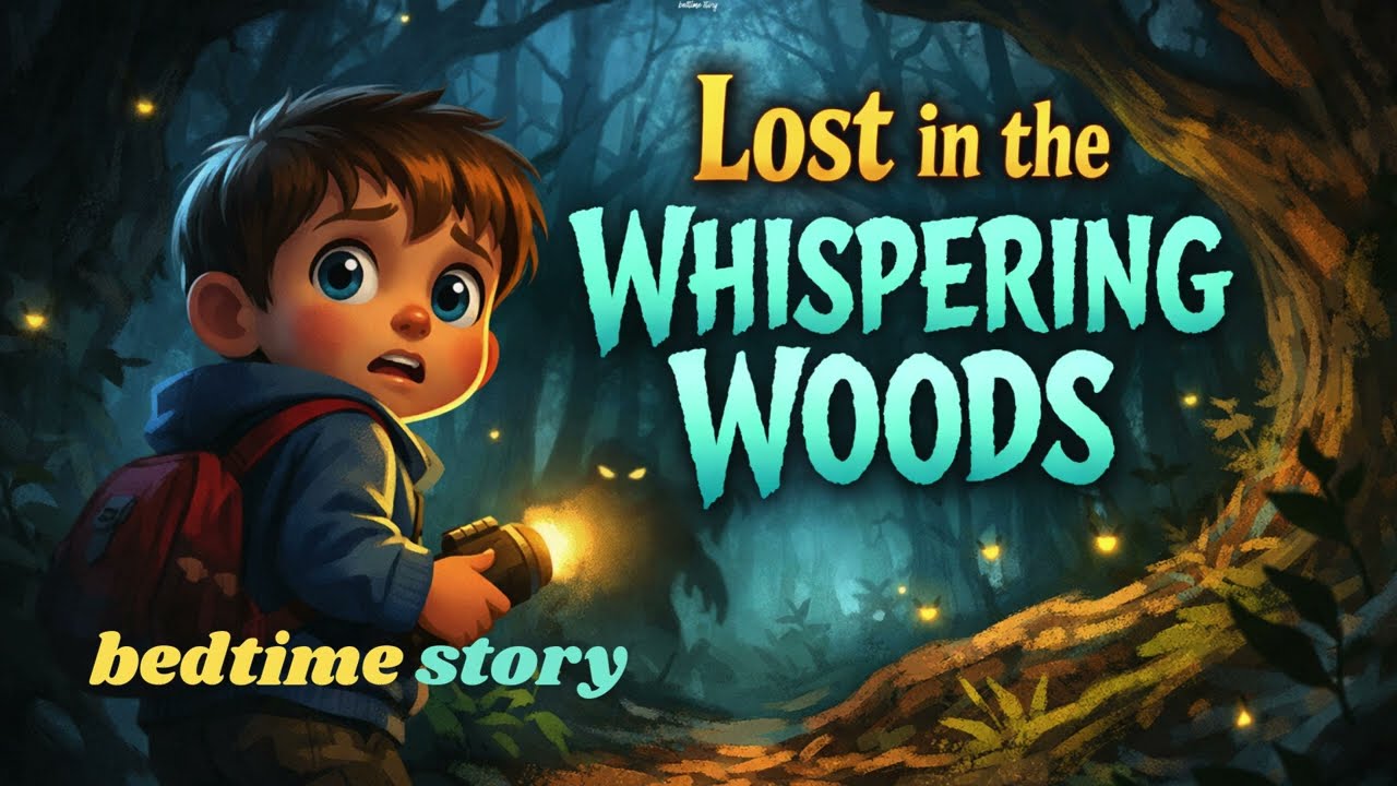 Bedtime Story | Lost in the Whispering Woods | Spooky Adventure for Kids |Suspense & Fun