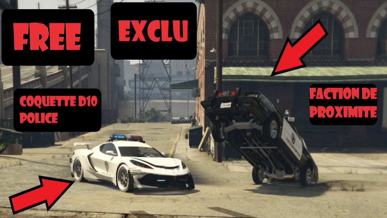NEW //  AVOIR LA COQUETTE D10 POLICE EN AVANCE  ET LA BENNYS FACTION POLICE GRATUIT