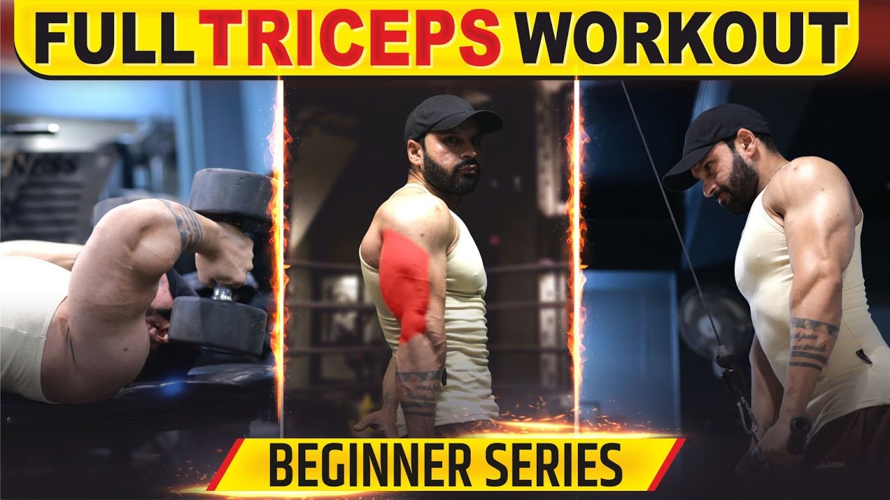 “Top 5 Triceps Exercises for Beginners | Build Big & Defined Arms 💪”