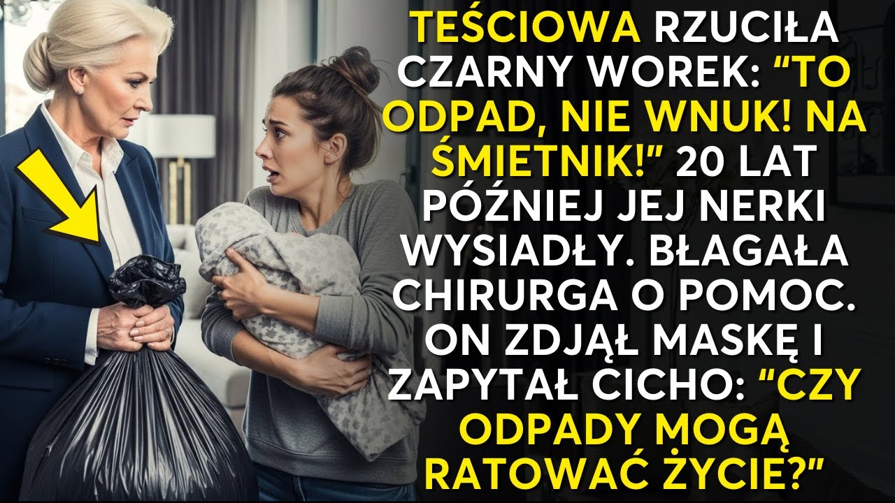 Teściowa nazwała wnuka „odpadem” i wyrzuciła go. Po 20 latach spotkali się na sali operacyjnej