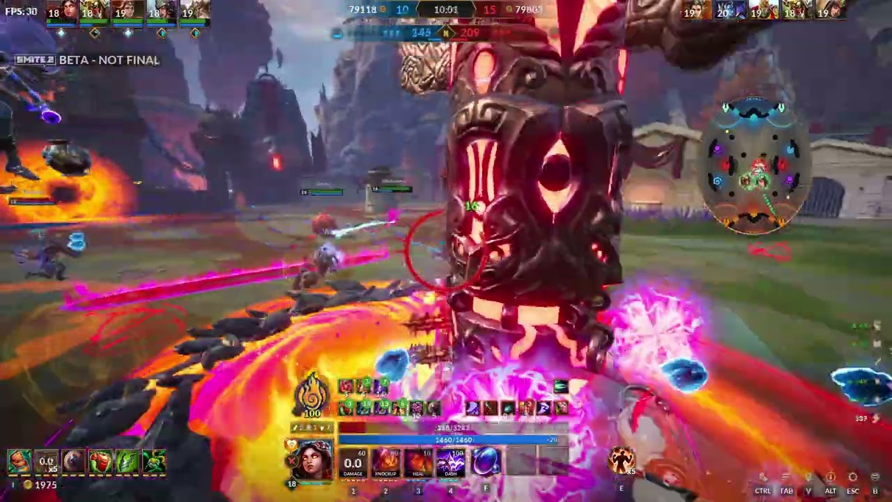5-4 175K Dmg Mitigated | Pele | Arena Match | Smite 2