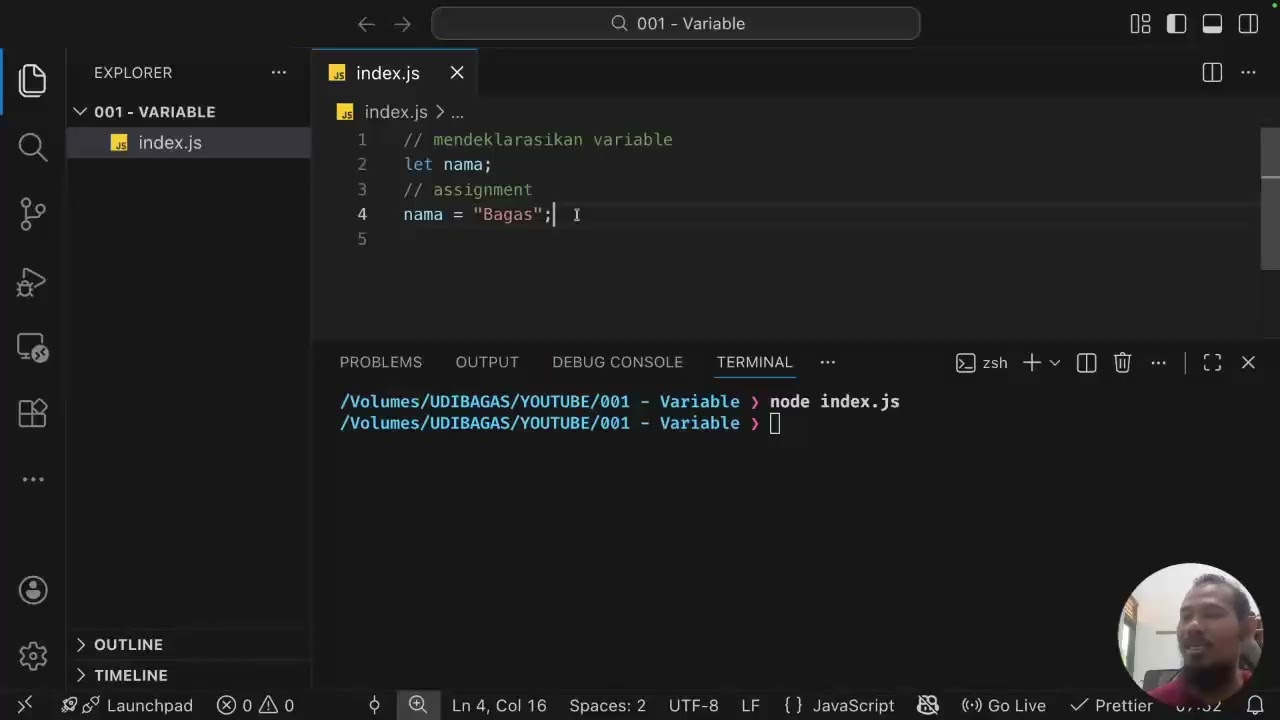 003 - Learning Javascript: The Right Way - Variable : let