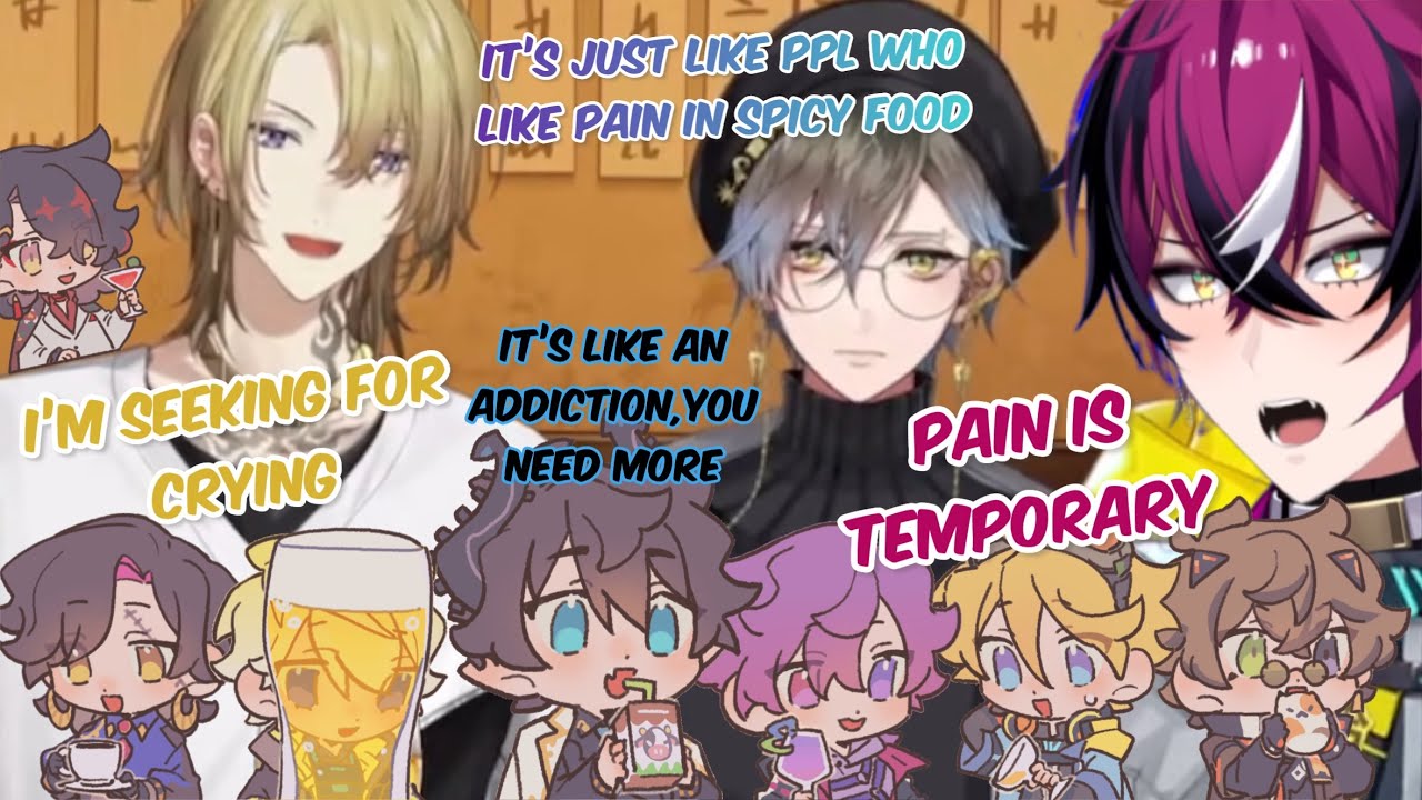 Niji EN boys talking about crying and pain  【NIJISANJI EN】