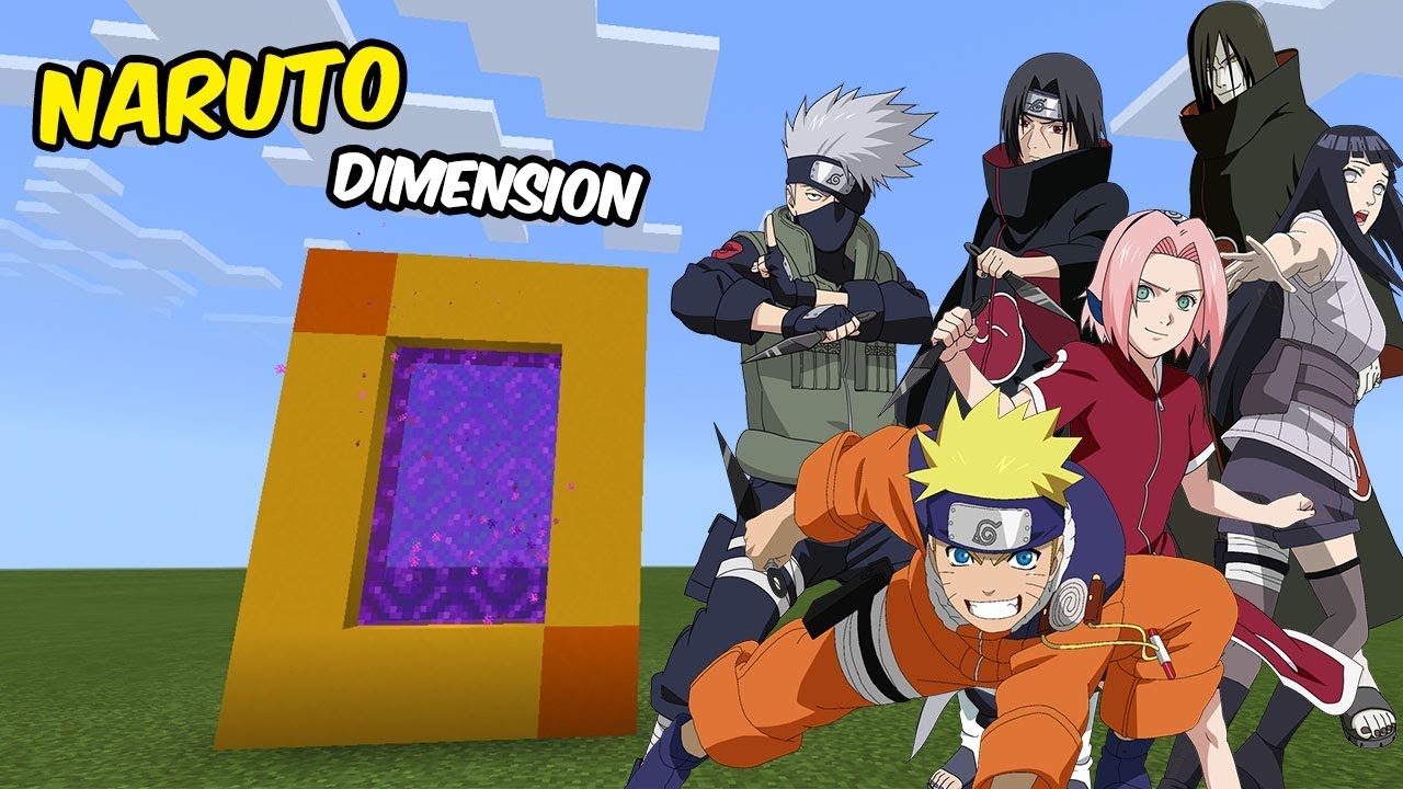 PORTAL to the NARUTO Dimension | Minecraft PE