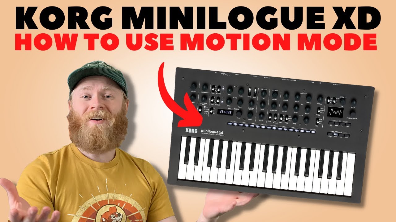 Korg Minilogue XD // How To Use Motion Mode On The Sequencer