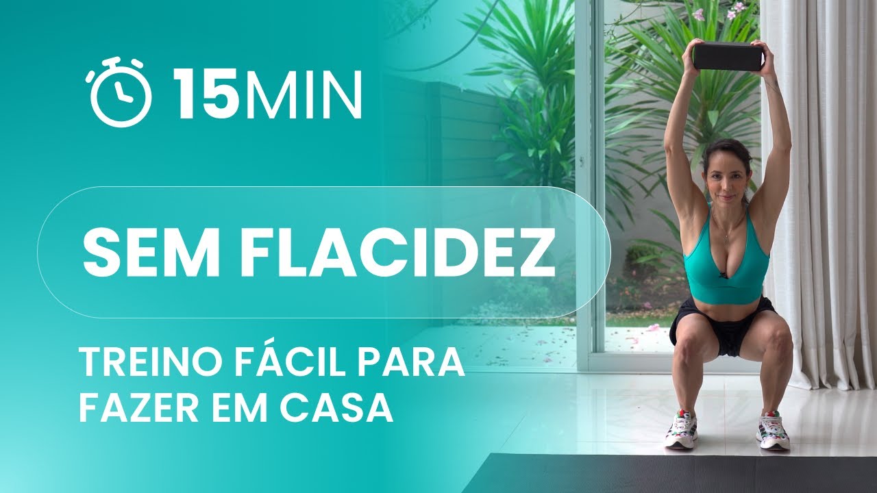 Treino fácil para acabar com a flacidez em casa para quem está começando a treinar - CAROL BORBA