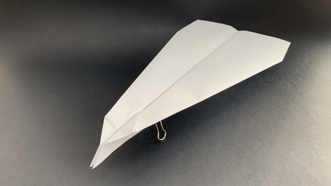 Comment faire un Avion en papier qui vole très loin | Avion en origami