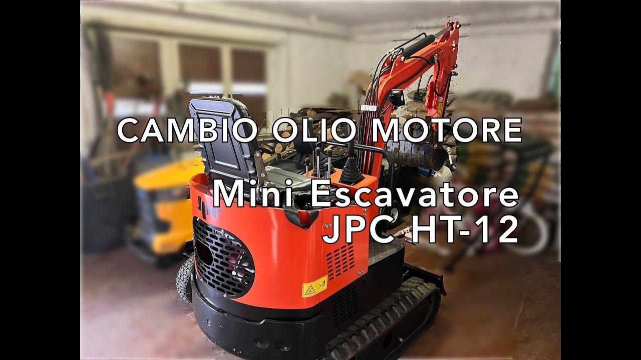 Cambio Olio Mini Escavatore JPC HT12