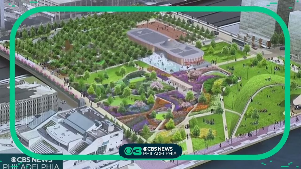 Groundbreaking held in Philadelphia for new park that will connect Old City to the Delaware River