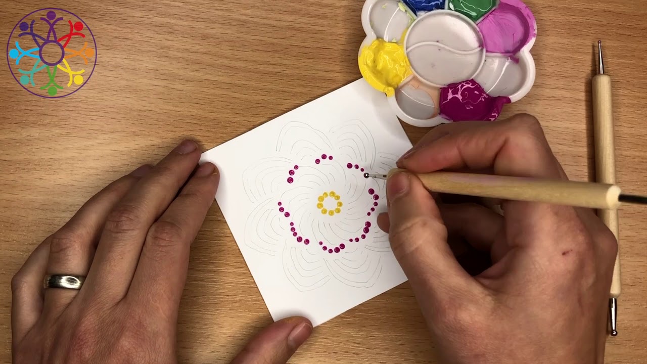 Tečkovaná mandala