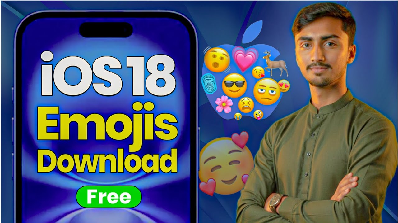 How To Download iOS 18 Emoji In Pixellab | How To Add Apple Emoji In Android | Free Download 🥰🌸