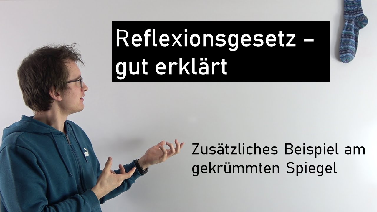 Reflexionsgesetz - gut erkl&auml;rt | Physik Mittelstufe