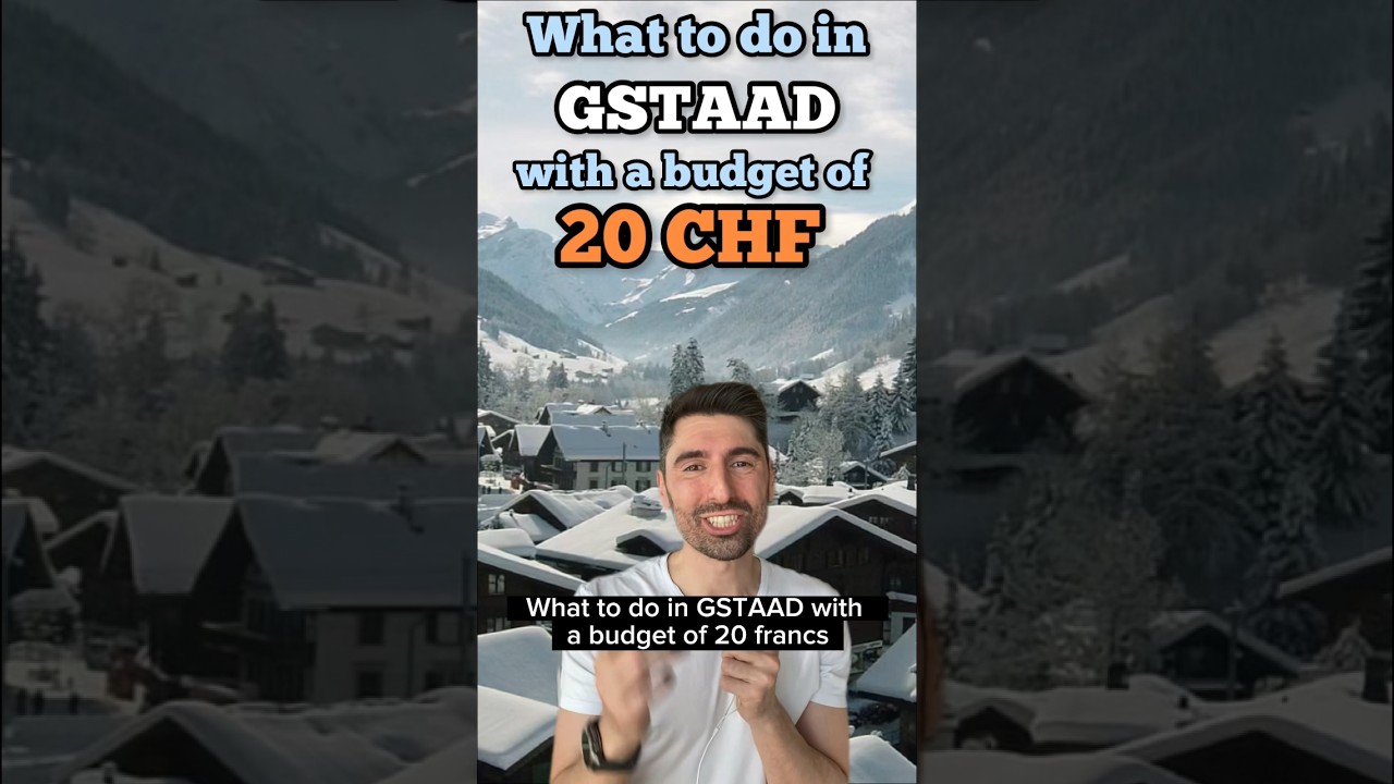 GSTAAD with a budget of 20 #switzerland #comedy #standupcomedy #gstaad #bern #rega #swiss #schweiz
