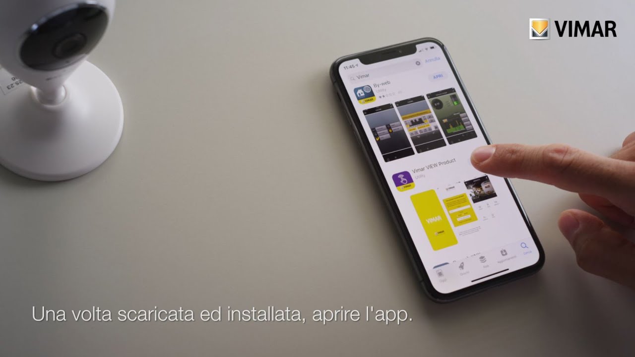 App View Product: prima installazione by Vimar