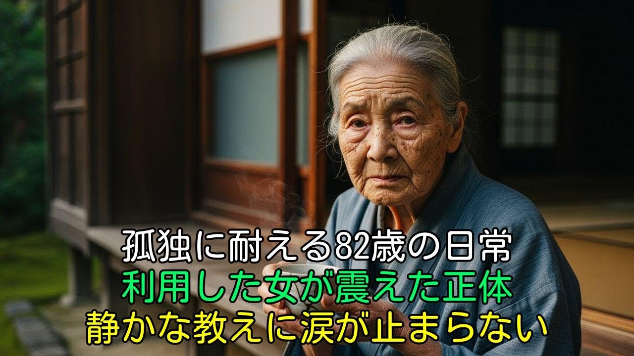 【涙腺崩壊】82歳の独居老人を高級店で「支払い係」に利用した女…数日後、女が顔面蒼白で震えた「私の正体」と静かな教えに涙が止まらない