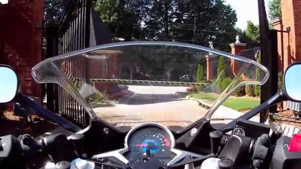 Replay XD 1080 Mini test on CBR250R