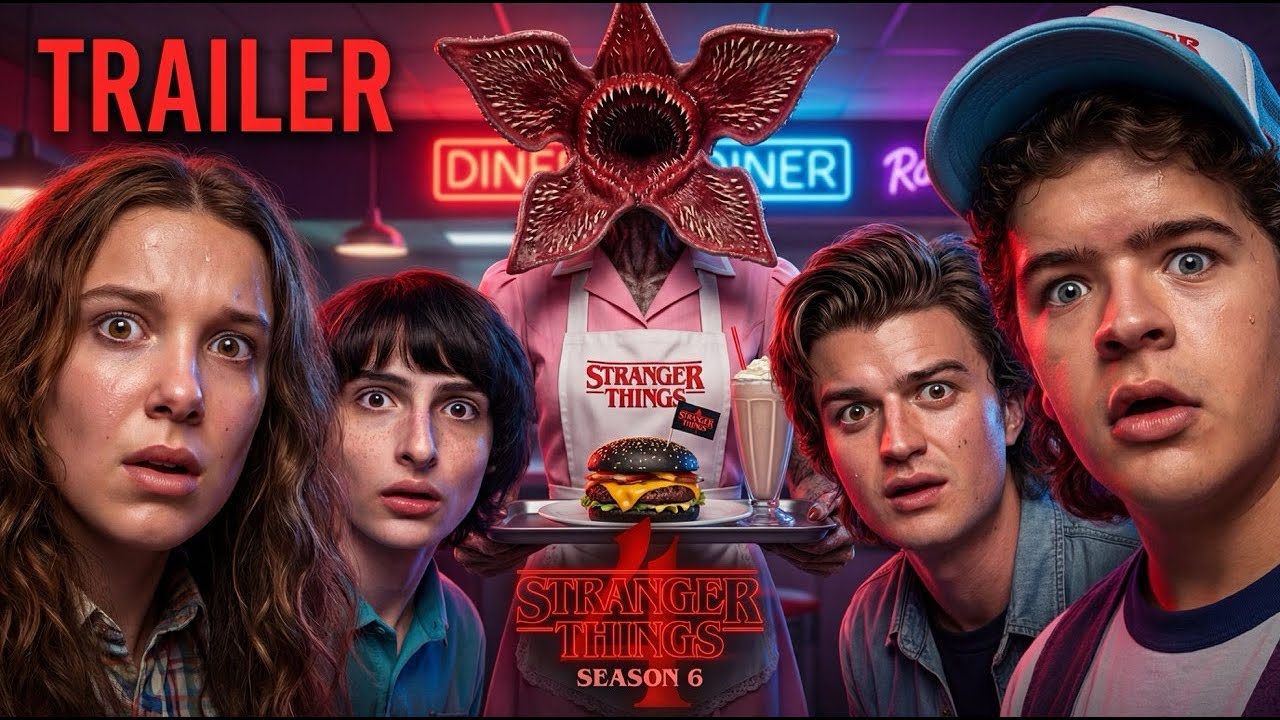 Концептуальный трейлер 6 сезона сериала &laquo;Очень странные дела&raquo; | Монстры интегрировались в общество