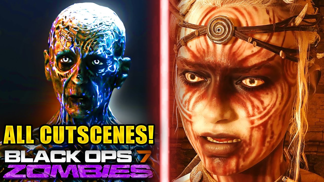 Все катсцены из Black Ops 7 Zombies! Ashes of the Damned-Astra Malorum (катсцены BO7 Zombies)