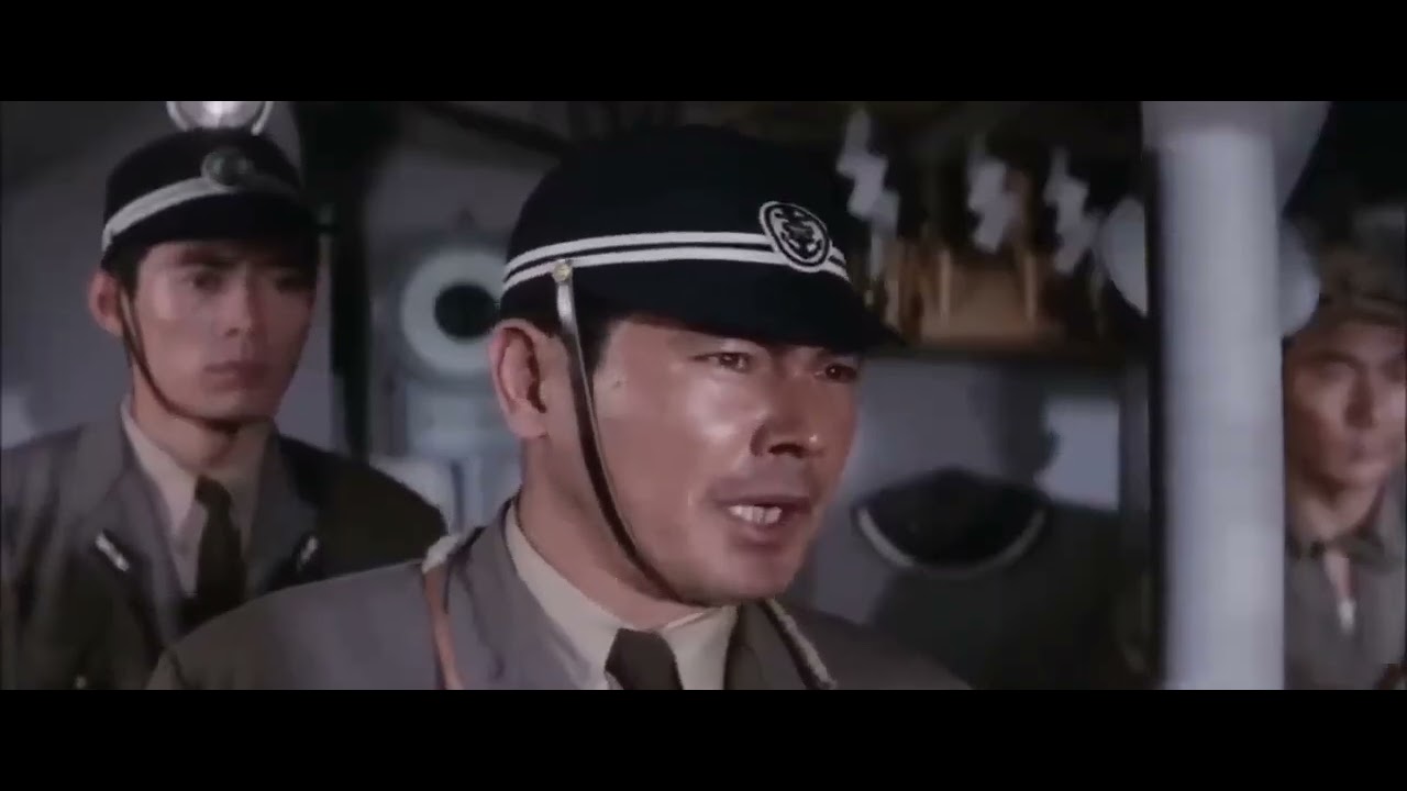 映画 「駆逐艦雪風」より坊ノ岬沖海戦での対空戦闘シーン