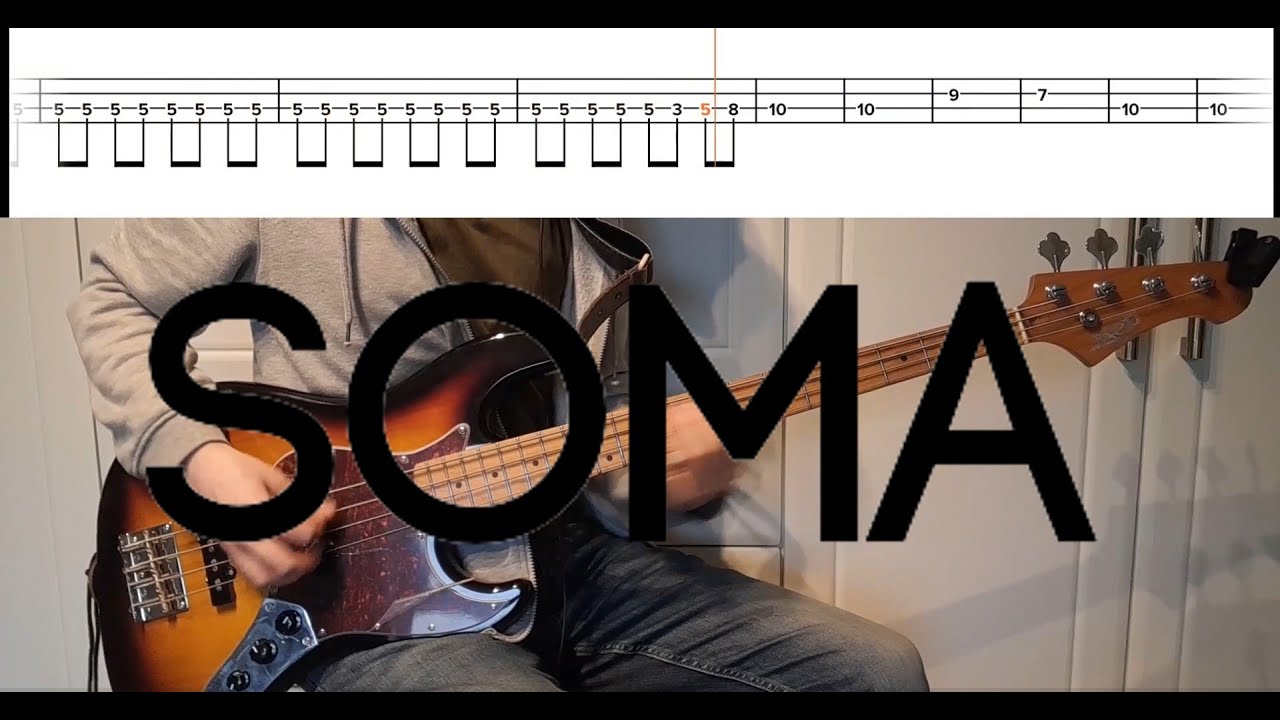 The Strokes - Soma - Bass Cover With TABS