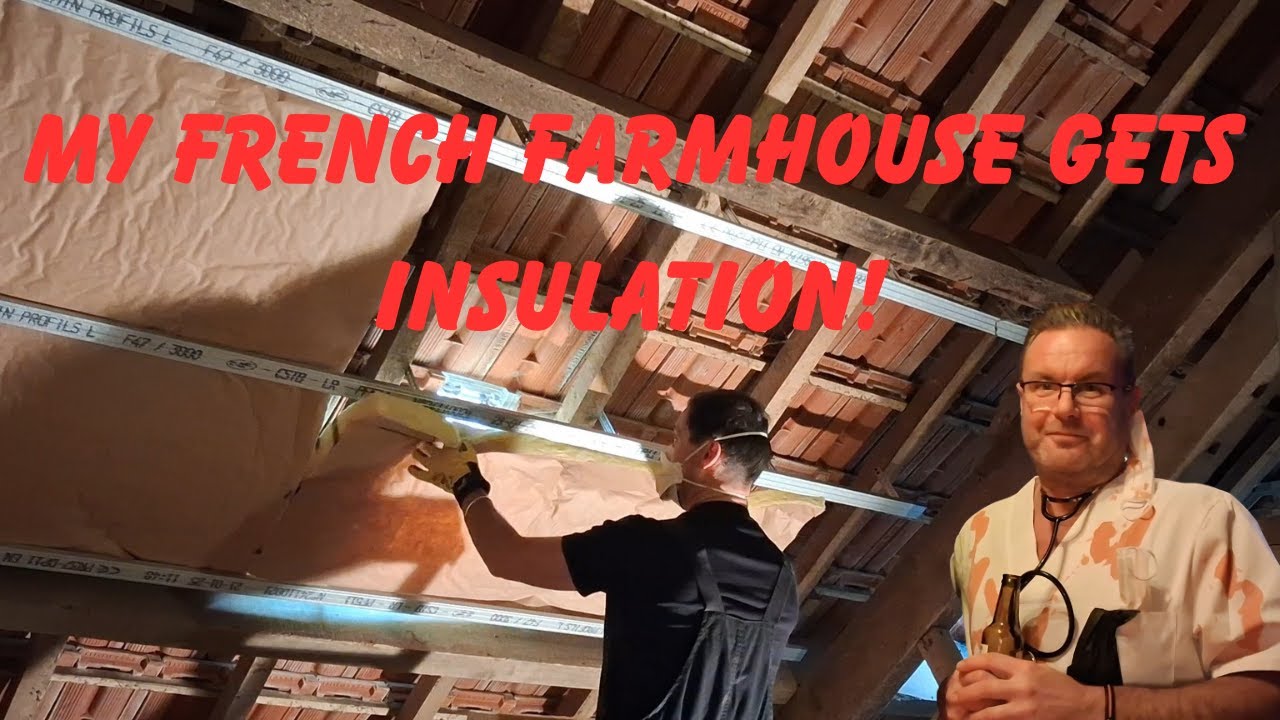 150-Year-Old Farmhouse Loft Conversion: INSULATION INSTALLED! Plus Ben From Lalande and I party!