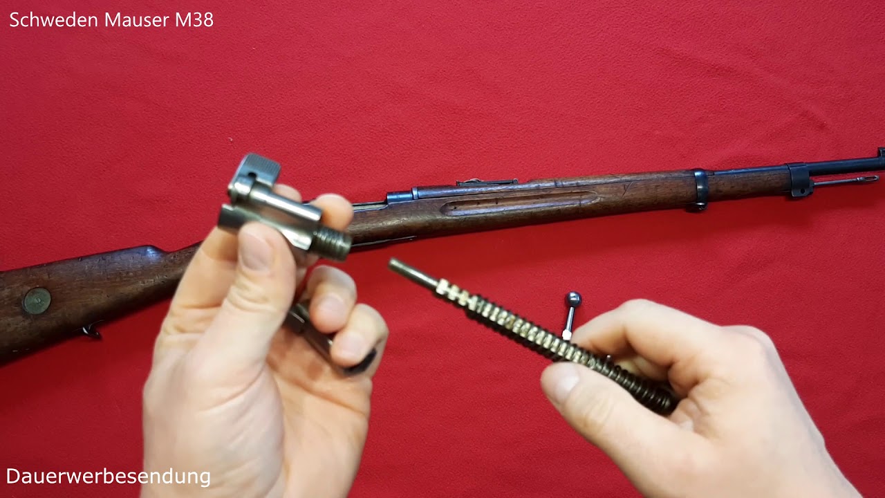 Vorstellung Schweden Mauser M38   Kaliber 6,5 x55