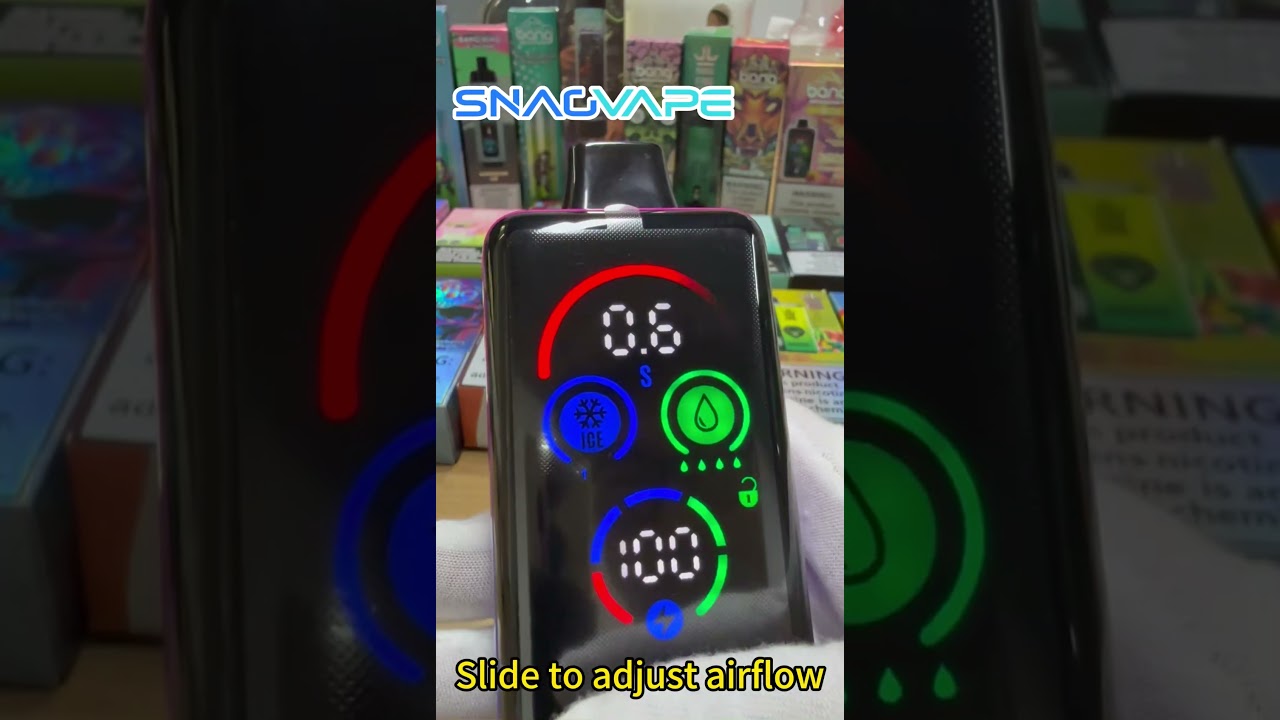 Bang 36000 puffs vape with cooling level setting  #vapeclouds