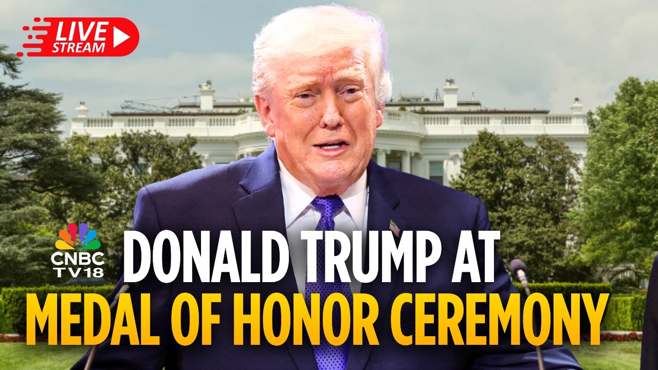 Donald Trump LIVE: US President Participates In Medal Of Honour Ceremony Amid Iran Israel War | N18G