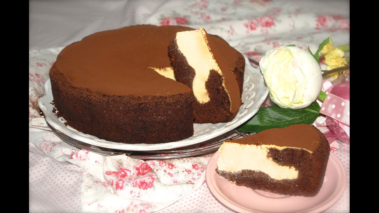 Torta bicolore cioccolato e ricotta facile e veloce | #Pinkisgood