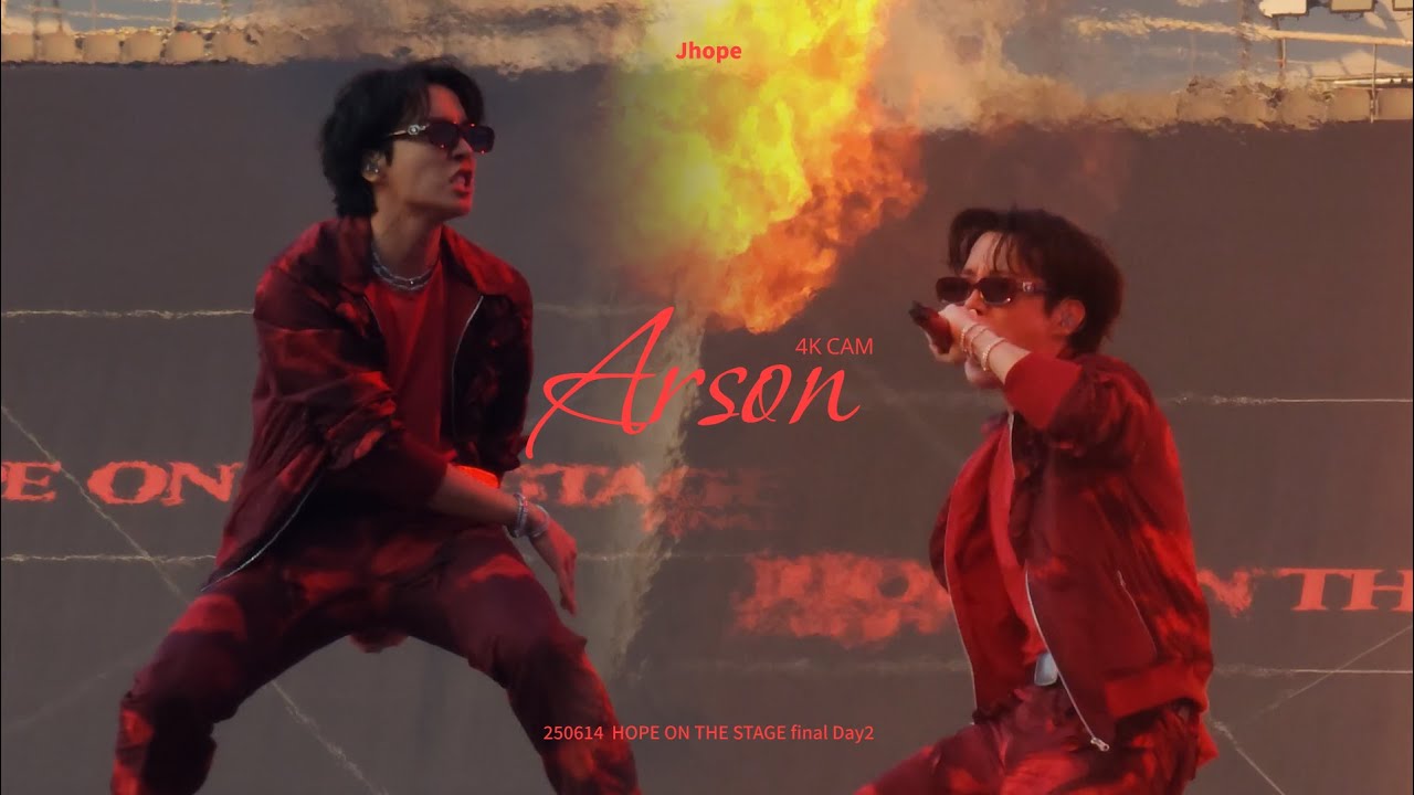 j-hope 'Arson' 4K Stage CAM - HOPE ON THE STAGE' FINAL Day 2