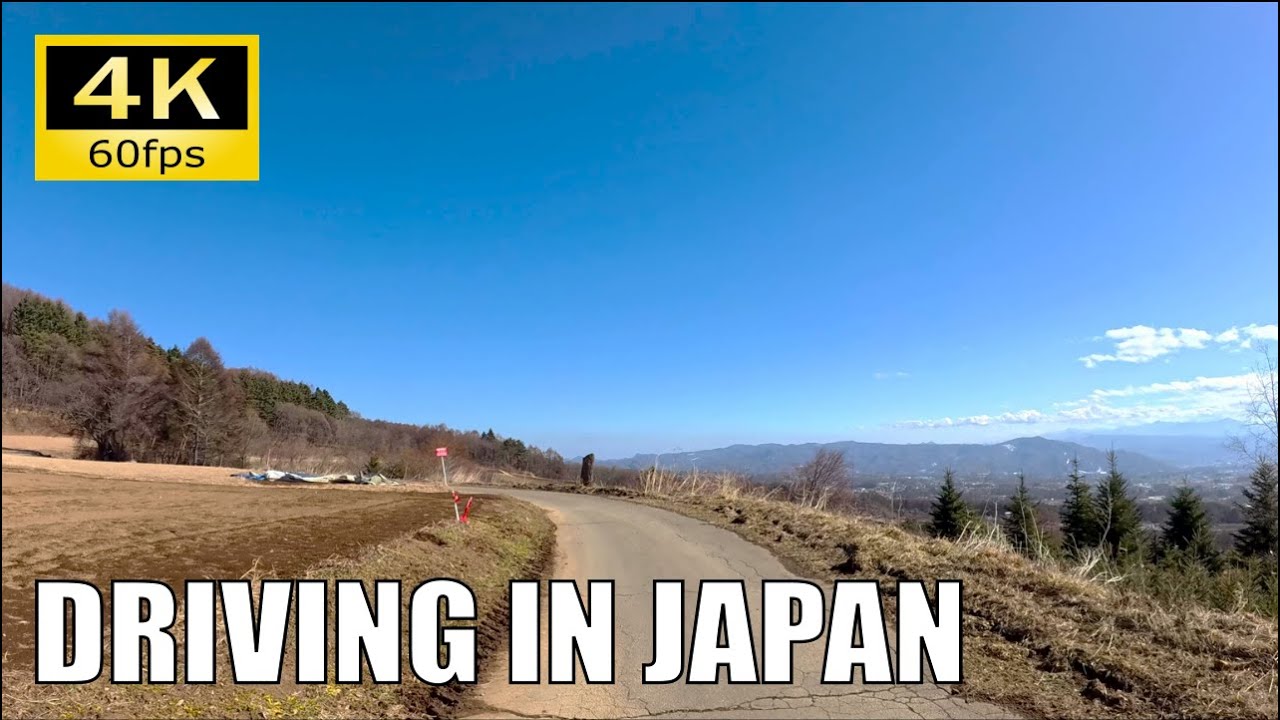 【Driving in Japan】Asama 1000m Forest Road: Komoro - Nagakura [Insta 360 Ace Pro 4K60P]