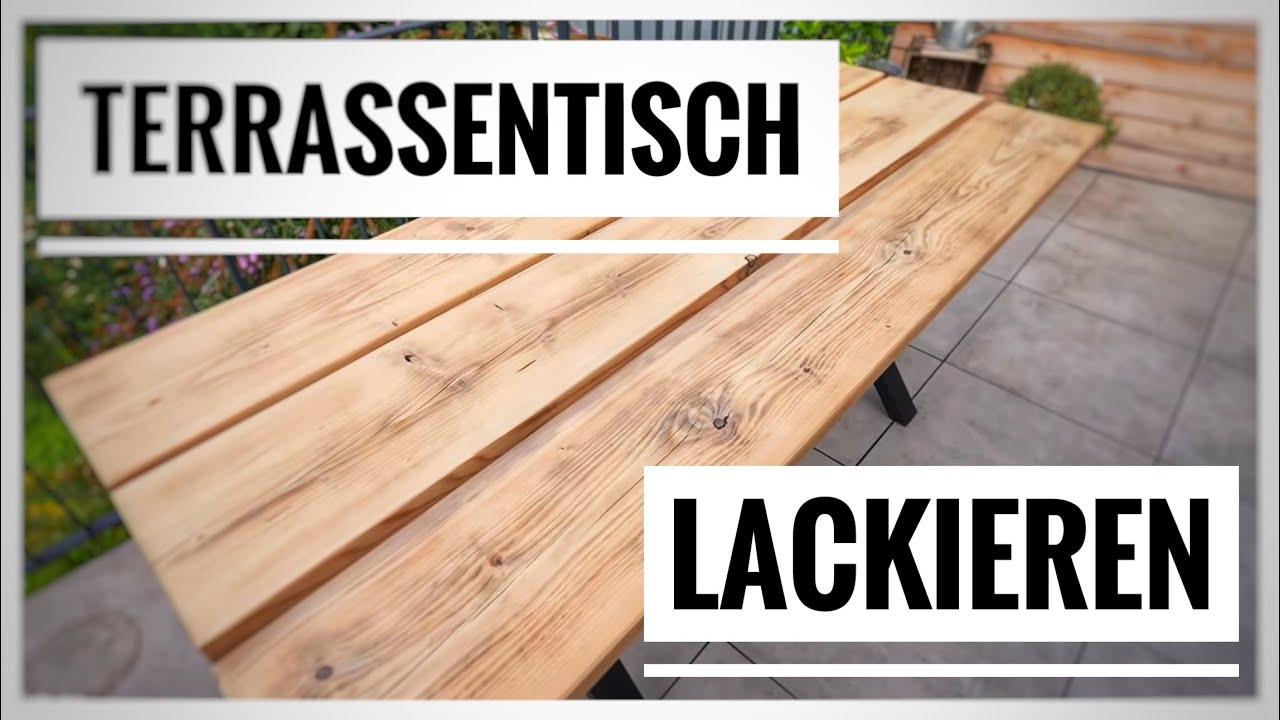 Terrassentisch aufarbeiten + neu lackieren Wagner W100   4K