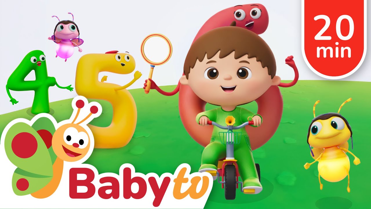 Numbers 4, 5 & 6 with Charlie 😍 | Learn Counting with Baby TV