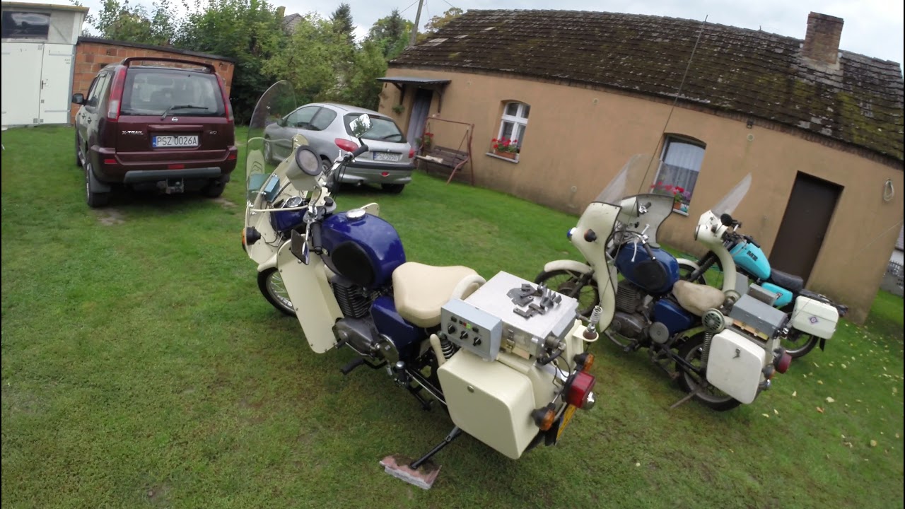 Milicyjne motocykle - jak to jest zrobione? MZ TS 250 i MZ ETZ 251. Z wizytą u Jarka.