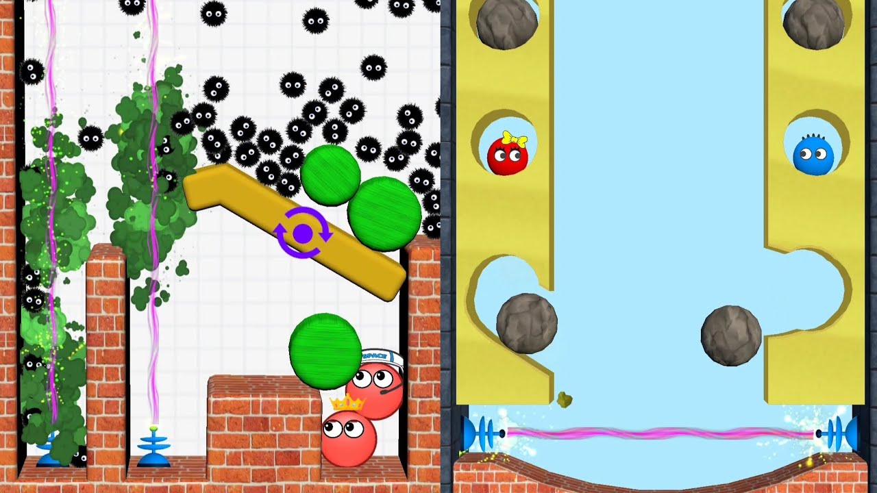 Hide Ball Vs Lucky Balls | Brain Teaser Speedrun Gameplay Max All Level's #technohackzgames 