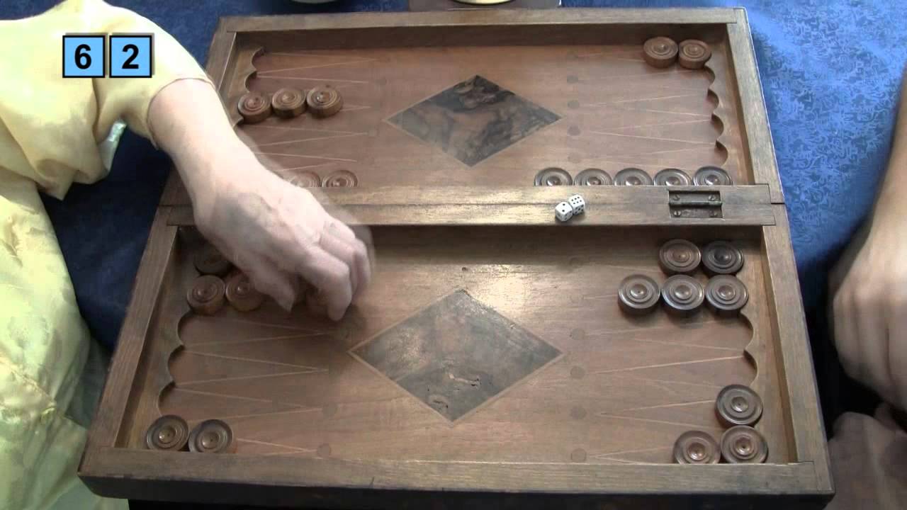 Me and Grandma Playing Backgammon: Round #6 [ASMR: Indiscernible, Tapping, Male/Female, Dice, Wood]