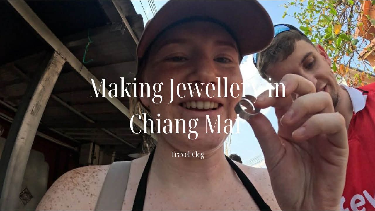 Making a Silver Ring in Chiang Mai, Thailand 🇹🇭 | Travel Vlog