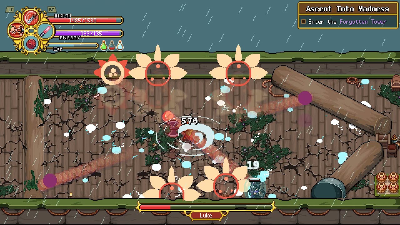 Secrets of Grindea - Overpowered Luke Boss Battle