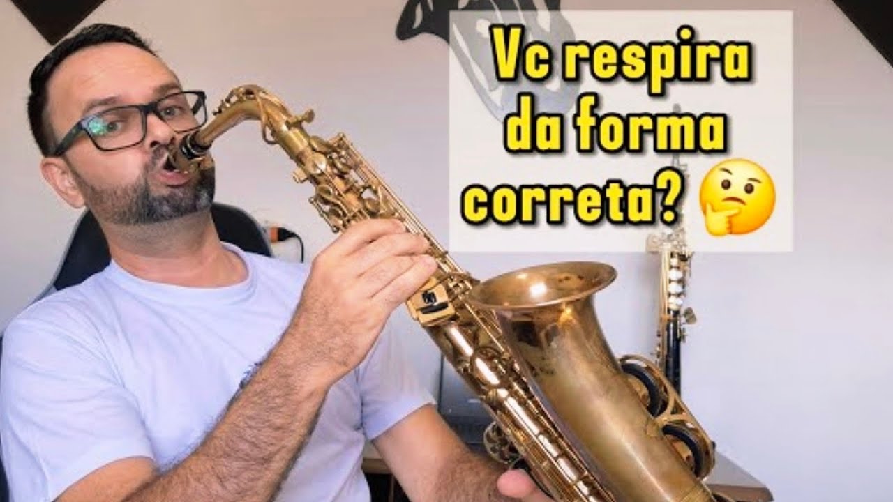 Respiração diafragmática! Faça isso e melhore seu desempenho no saxofone!!!