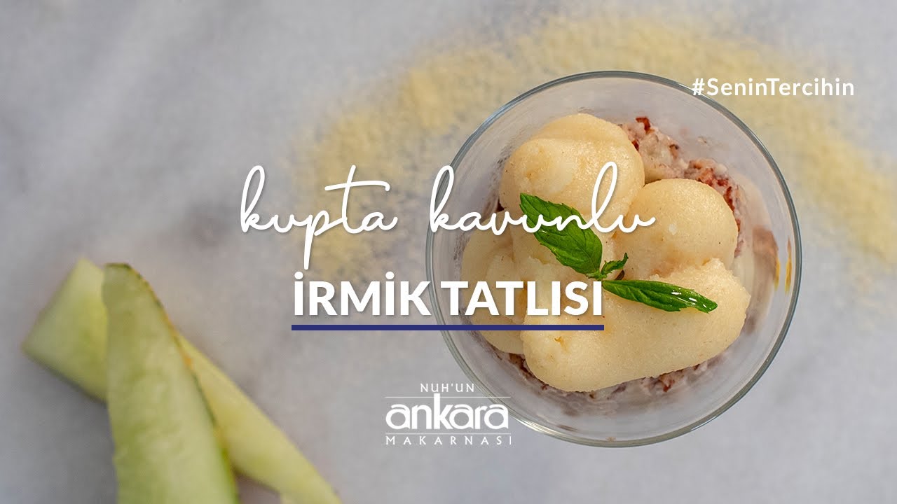 Kupta Kavunlu İrmik Tatlısı Tarifi ile Tatlı Krizinize Son Verin