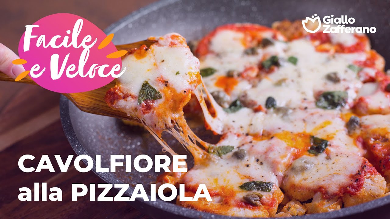 CAVOLFIORE alla PIZZAIOLA: CONTORNO INVERNALE RICCO e VELOCE😋🌿