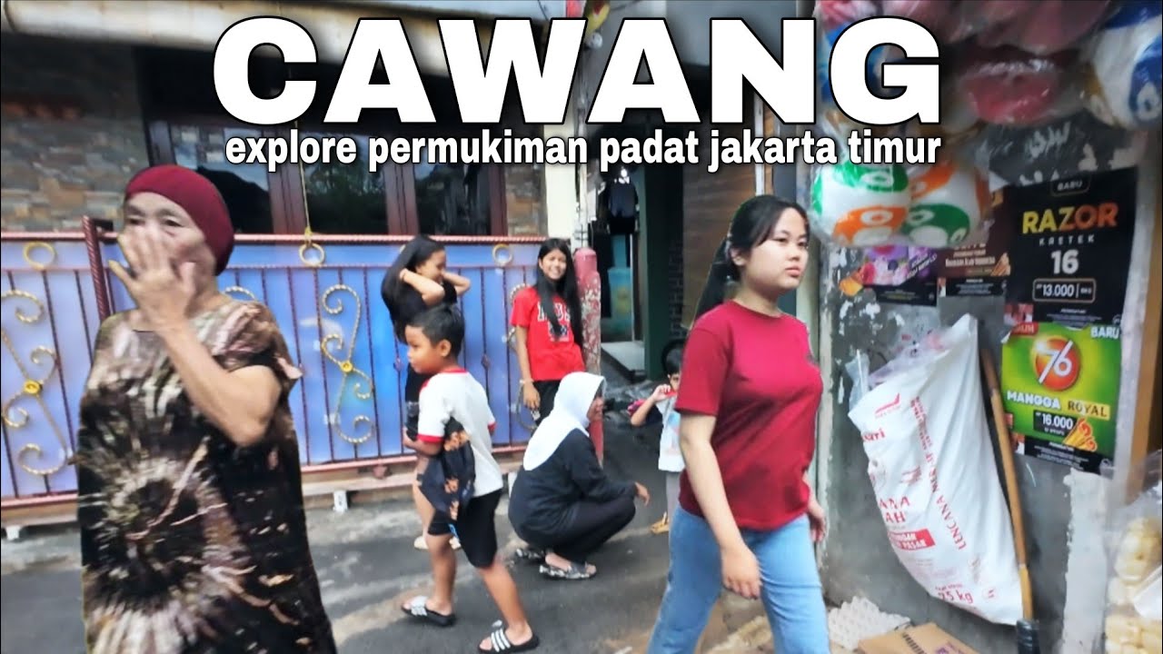KEHIDUPAN DI PERMUKIMAN PADAT CAWANG, KRAMAT JATI, JAKARTA TIMUR ! | real life in jakarta