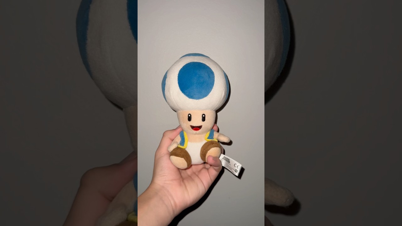 Blue Toad Plush #supermario #nintendo