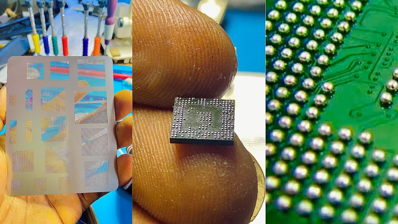 How to Reball any CPU or IC perfectly using universal stencil ( Full Explanation )