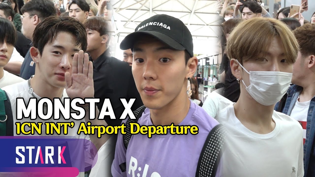 MONSTA X, 20190621_ICN INT' Airport Departure (몬스타엑스, 전쟁터 방불케하는 출국길)